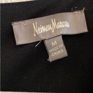 Neiman Marcus Black Knit Top